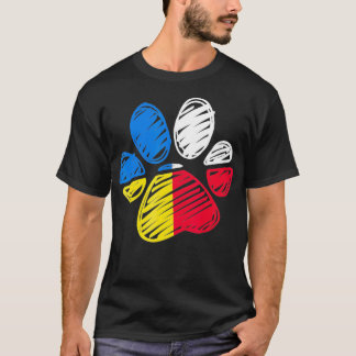 Oekraïne Polen Vlag kat & Dog Paw Oekraïens Pools T-shirt