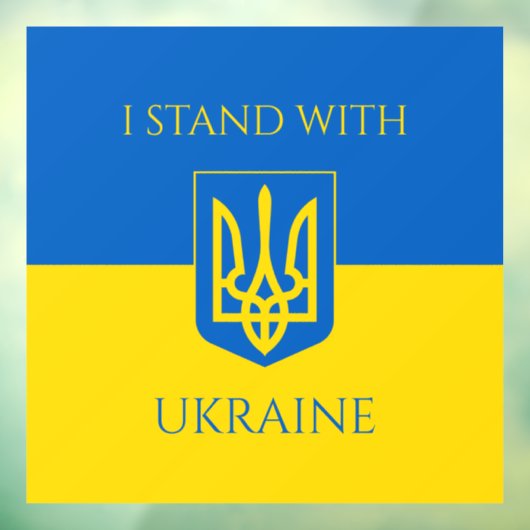 oekraïne raamsticker (Vel 3)