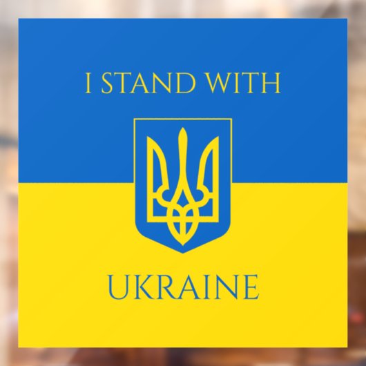 oekraïne raamsticker (Vel 2)