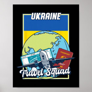 Oekraïne Reisploeg Reis Glol Avonturen Reizen Poster