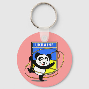 Oekraïne Rhythmic Gymnastics Panda Sleutelhanger