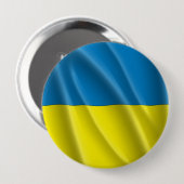 OEKRAÏNE RONDE BUTTON 4,0 CM (Voorkant /achterkant)