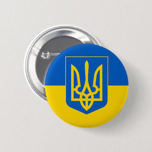Oekraïne Ronde Button 5,7 Cm (Voorkant /achterkant)