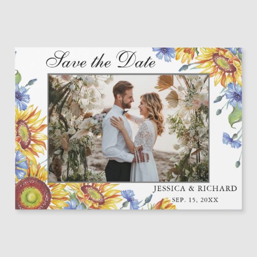 Oekraïne Save the Date PHOTO Magnetic Kaart (Voorkant)