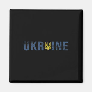 Oekraïne Shirt Tryzub Driehoekige Punt Zelensky Mi Magneet