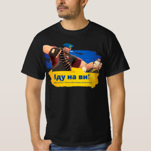 Oekraïne Speciale Eenheden Motto: "Іду на ви!" T-S T-shirt