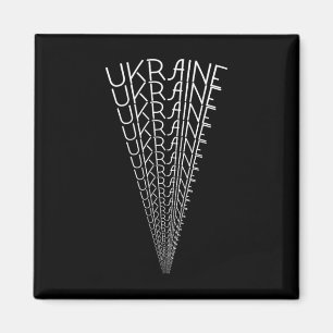 Oekraïne Spotlight Woord Kunst - Unieke Oekraïense Magneet