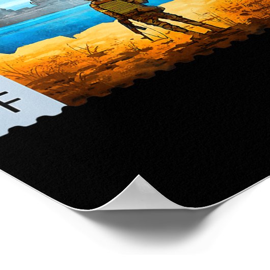  Oekraïne: Stempelvlag Pride Moeder Poster (Hoek)