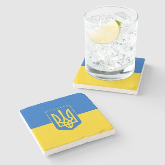 Oekraïne Stenen Onderzetter (Zijkant)