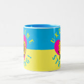 Oekraïne sterk! Mok voor fondsenwerving (Center)