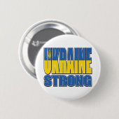 Oekraïne-Sterk Ronde Button 5,7 Cm (Voorkant /achterkant)