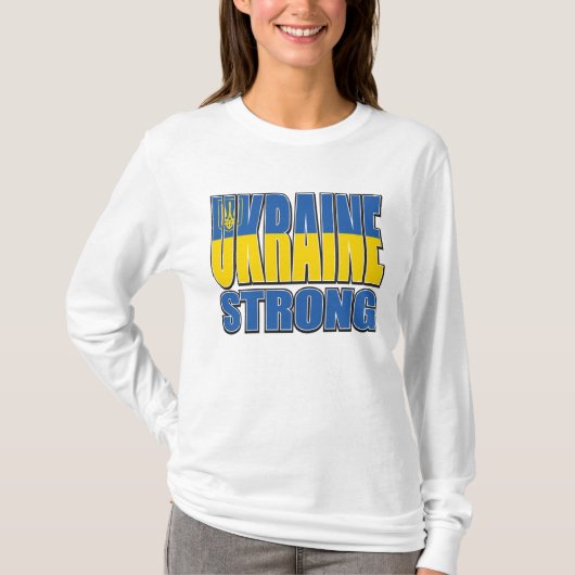 Oekraïne Sterk T-shirt (Voorkant)