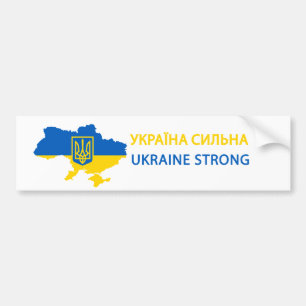 Oekraïne Sterke Oekraïense Sticker voor landonders