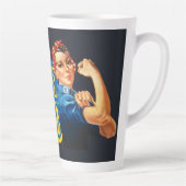 Oekraïne Sterke Rosie de Riveter Latte Mok (Rechts)