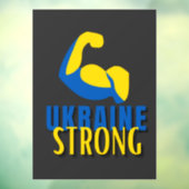 Oekraïne Sterke Spier Flex   Raamsticker (Vel 3)
