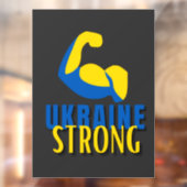 Oekraïne Sterke Spier Flex   Raamsticker (Vel 2)