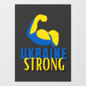 Oekraïne Sterke Spier Flex   Raamsticker (Vel)