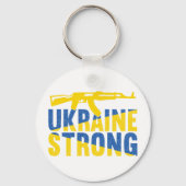 Oekraïne Sterke steun voor Oekraïne Sleutelhanger (Voorkant)
