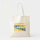 Oekraïne Sterke steun voor Oekraïne Tote Bag (Voorkant)