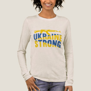 Oekraïne Sterke steun voor Oekraïne Tri-Blend Shirt