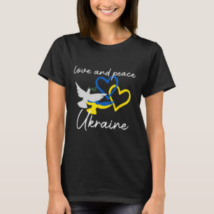 Oekraïne Steun Hoop Positiviteit Vreedzame Duif En T-shirt