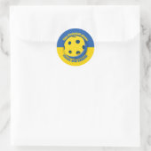 Oekraïne Steun Ronde Sticker (Tas)