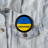 Oekraïne steun       Speld Ronde Button 7,6 Cm (In situ)