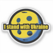 Oekraïne Steun Sticker (Voorkant)