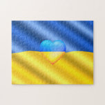 Oekraïne - Steun - Vrijheidsprijs - Oekraïense vla Legpuzzel<br><div class="desc">Steun Oekraïne - vrijheid - vrede - vlag van Oekraïne - samen! U kunt ook overbrengen naar meer dan 1000 Zazzle producten! Ik sta bij Oekraïne!</div>
