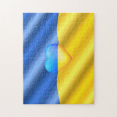 Oekraïne - Steun - Vrijheidsprijs - Oekraïense vla Legpuzzel (Verticaal)