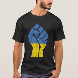 Oekraïne steunen om de Oekraïense vlag te voeren T-shirt