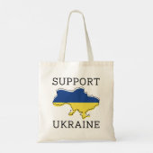 Oekraïne steunen tote bag (Achterkant)