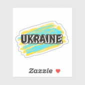 Oekraïne Sticker (Vel)