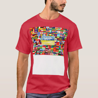 Oekraïne  stijl retro souvenir 1 t-shirt