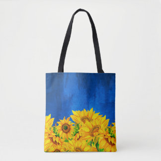 Oekraïne Sunflower Banner Tote Bag