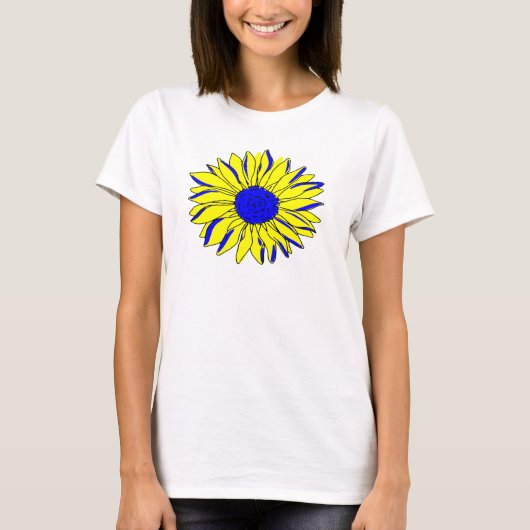 Oekraïne Sunflower T-Shirt (Voorkant)