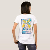 Oekraïne Support, Art for Ukraine T-shirt (Achterkant volledig)
