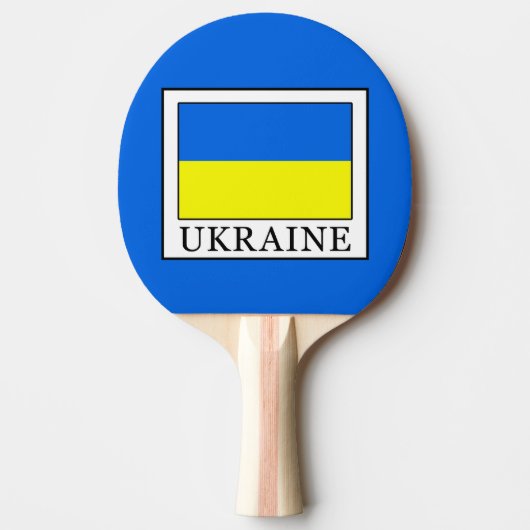 Oekraïne Tafeltennisbatje (Voorkant)