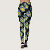Oekraïne Trident Flag Leggings (Achterkant)