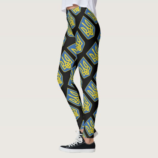Oekraïne Trident Flag Leggings (Links)