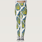 Oekraïne Trident Leggings (Voorkant)