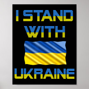 Oekraïne trident Oekraïense vlag Oekraïense vlag O Poster