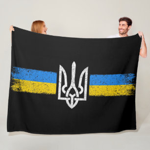 Oekraïne Trident - Oekraïne vlag symbool Fleece Deken