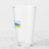 Oekraïne Trident - Oekraïne vlag symbool Glas (Links)