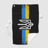 Oekraïne Trident - Oekraïne vlag symbool Golfhanddoek (Insitu)