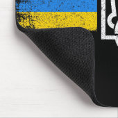 Oekraïne Trident - Oekraïne vlag symbool Muismat (Hoek)