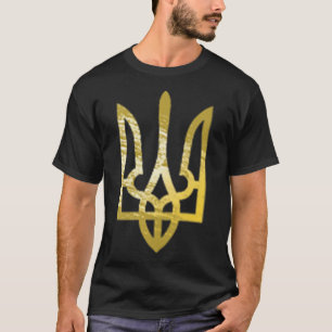 Oekraïne Trident Tryzub Zelensky Militaire Olijf G T-shirt