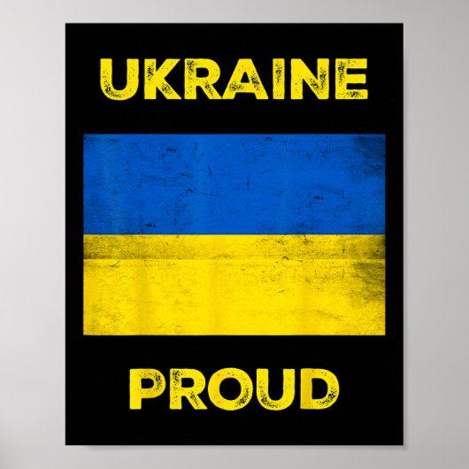 Oekraïne Trots  Poster (Voorkant)