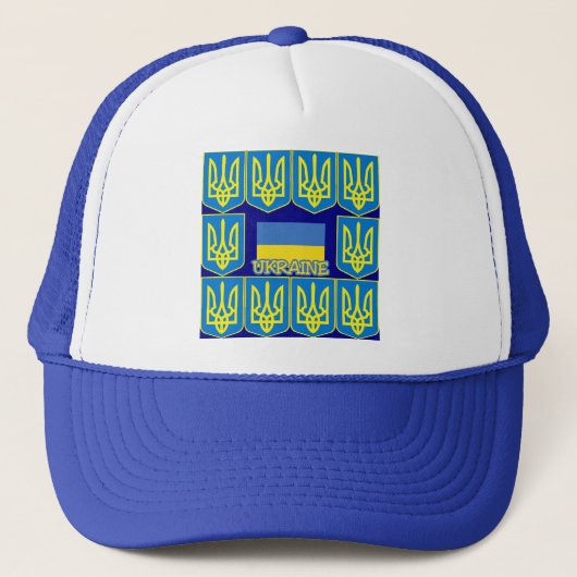 Oekraïne Trucker Pet (Voorkant)