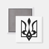 Oekraïne / Tryzub - Magneet (Voorkant / Achterkant)